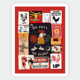 ROOSTER COLLAGE Magnet